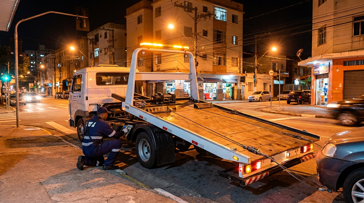 Guincho 24h profissional na Alvorada, Contagem‑MG