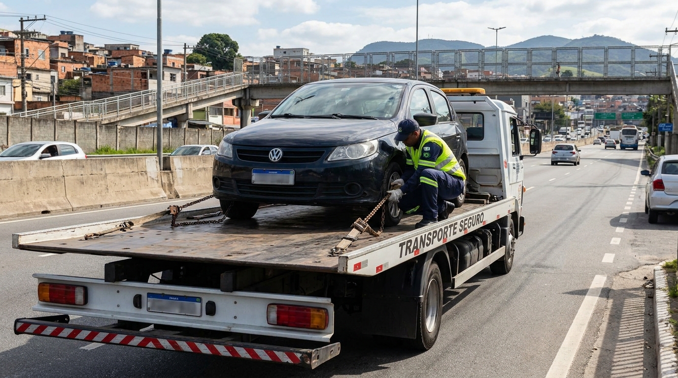Logística para Veículos Parados no Centro, Contagem‑MG