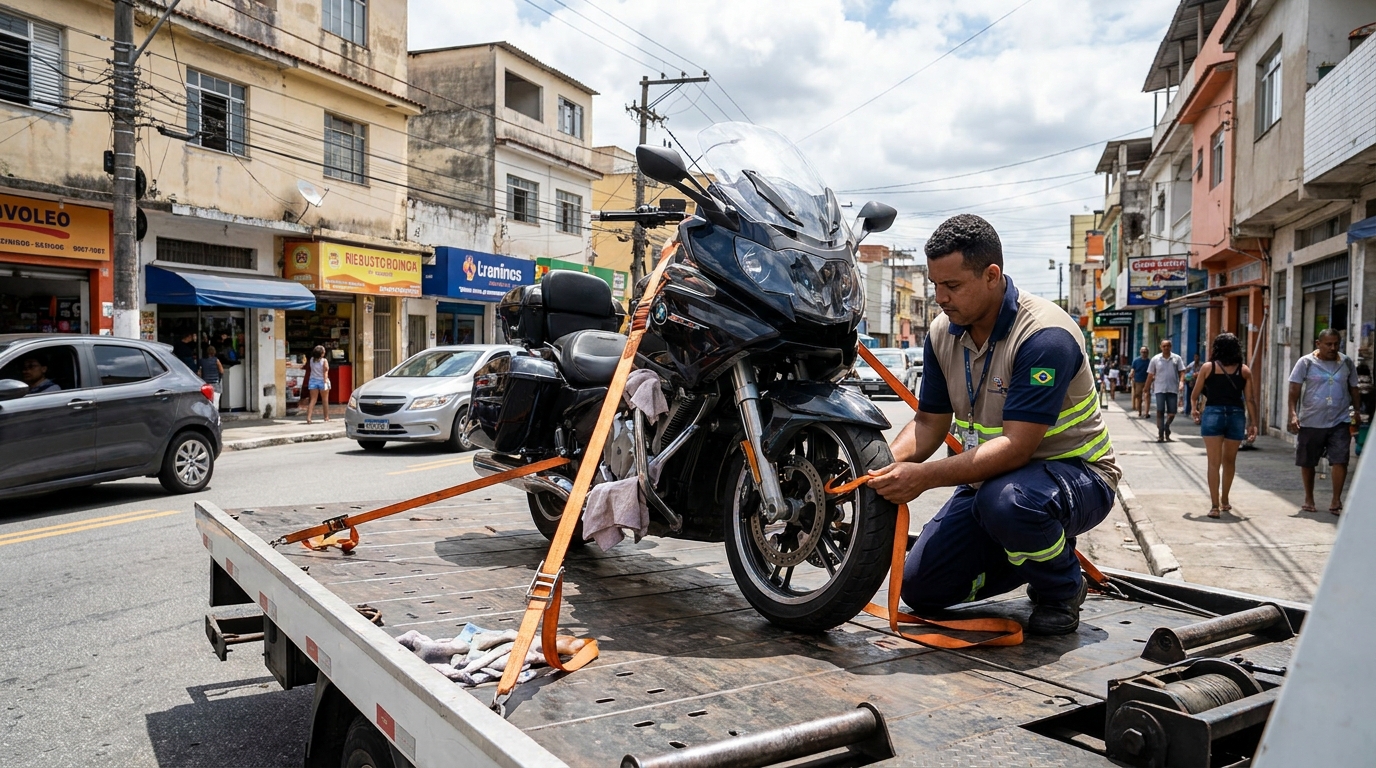 Remoção de Moto em Pane no Costa e Silva, Contagem‑MG