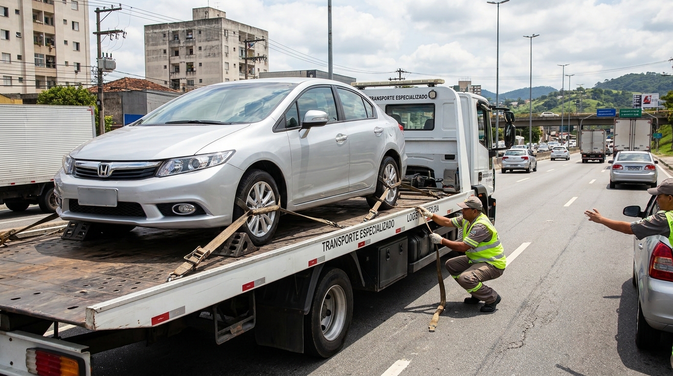 Transporte de Motocicletas no Centro, Contagem‑MG